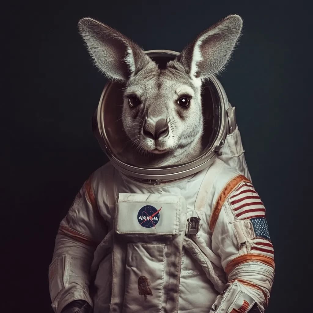 Astronaut Kangaroo: A Journey Beyond Earth