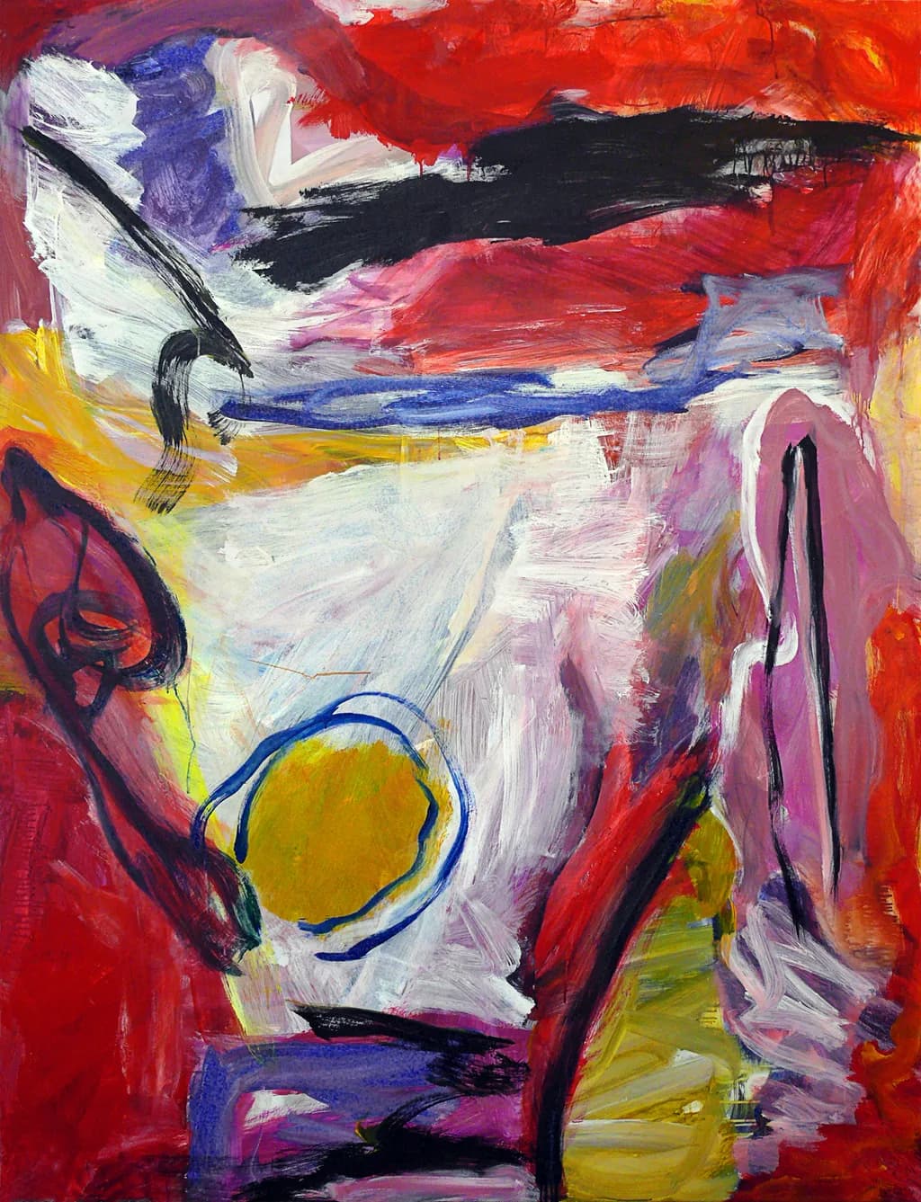 Abstract in red