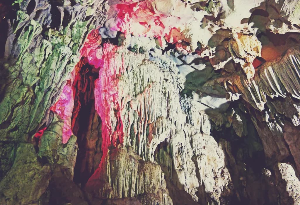 Cavernous Symphony: A Dance of Light and Texture in Nature's Rock Formations