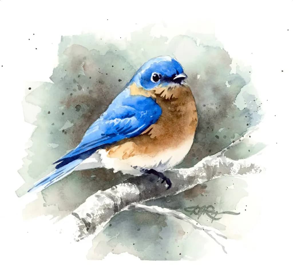 Bright Blue Bird