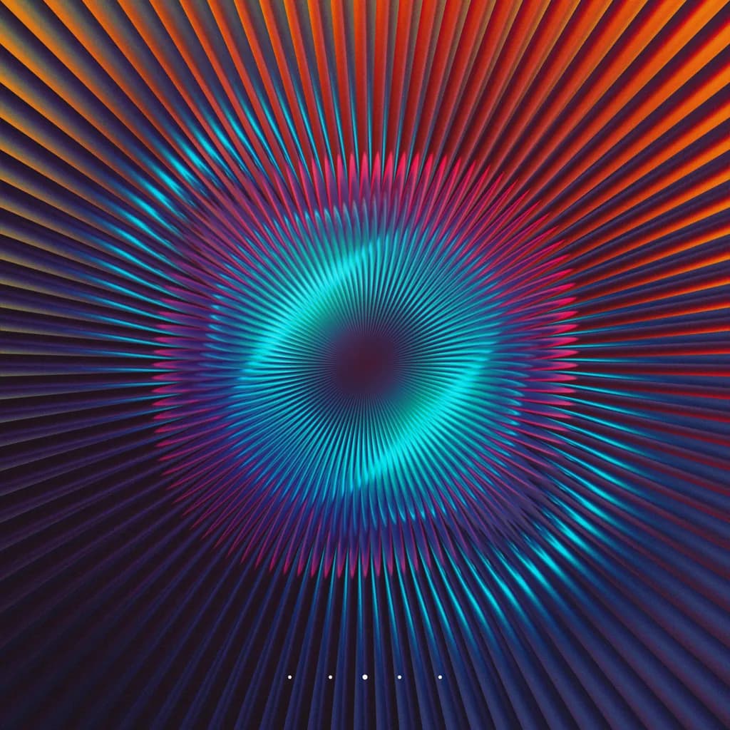 Vibrant Whirlwind: A Playful Dance of Color and Light