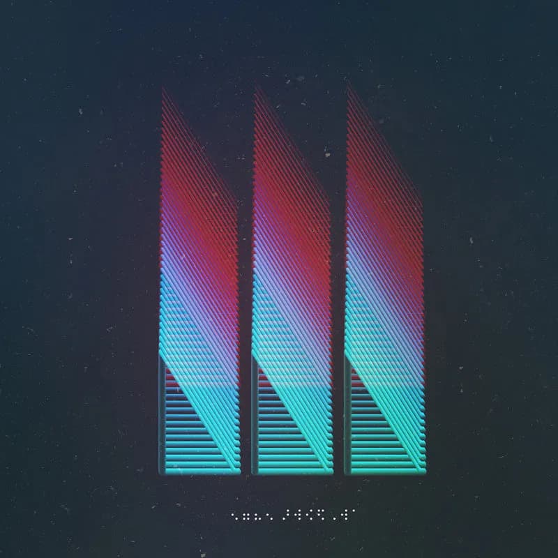 Neon Dreams: A Playful Dance of Color and Light in Abstract Geometry