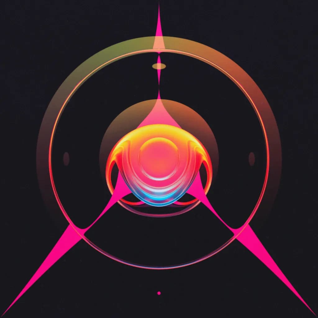 Cosmic Whirlwind: A Dance of Color and Light in the Universe's Playground